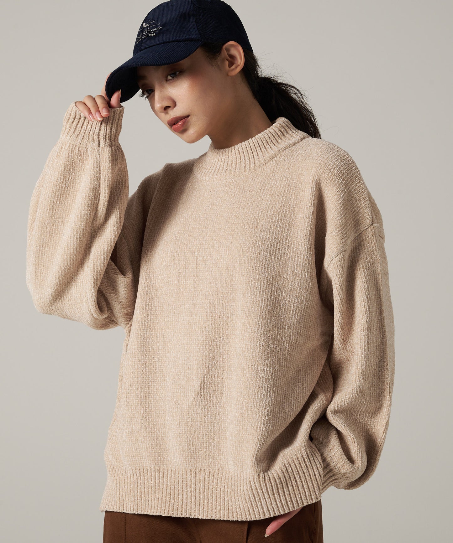 シェニール ニット プルオーバー/CHENILLE KNIT PULLOVER