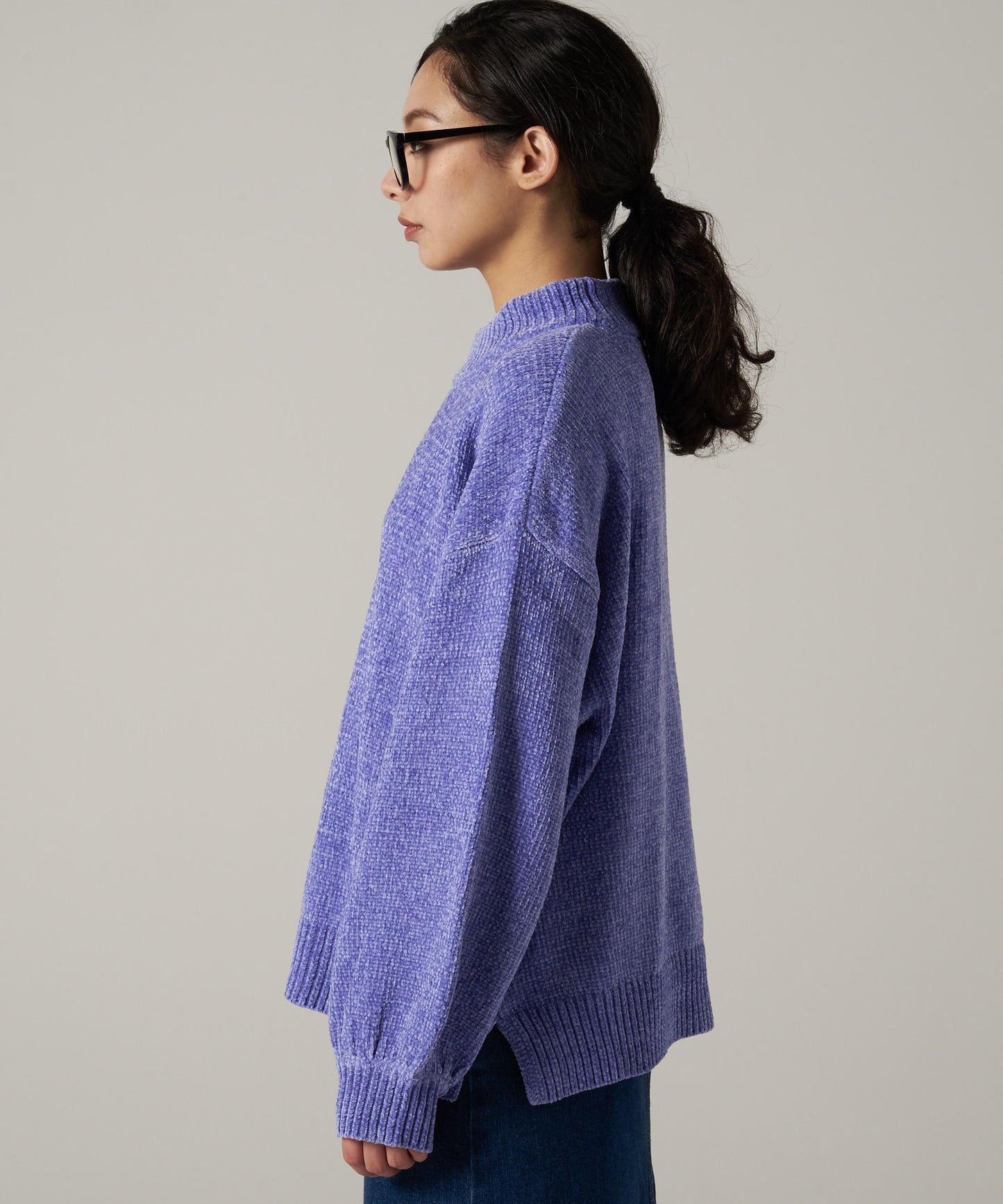 シェニール ニット プルオーバー/CHENILLE KNIT PULLOVER