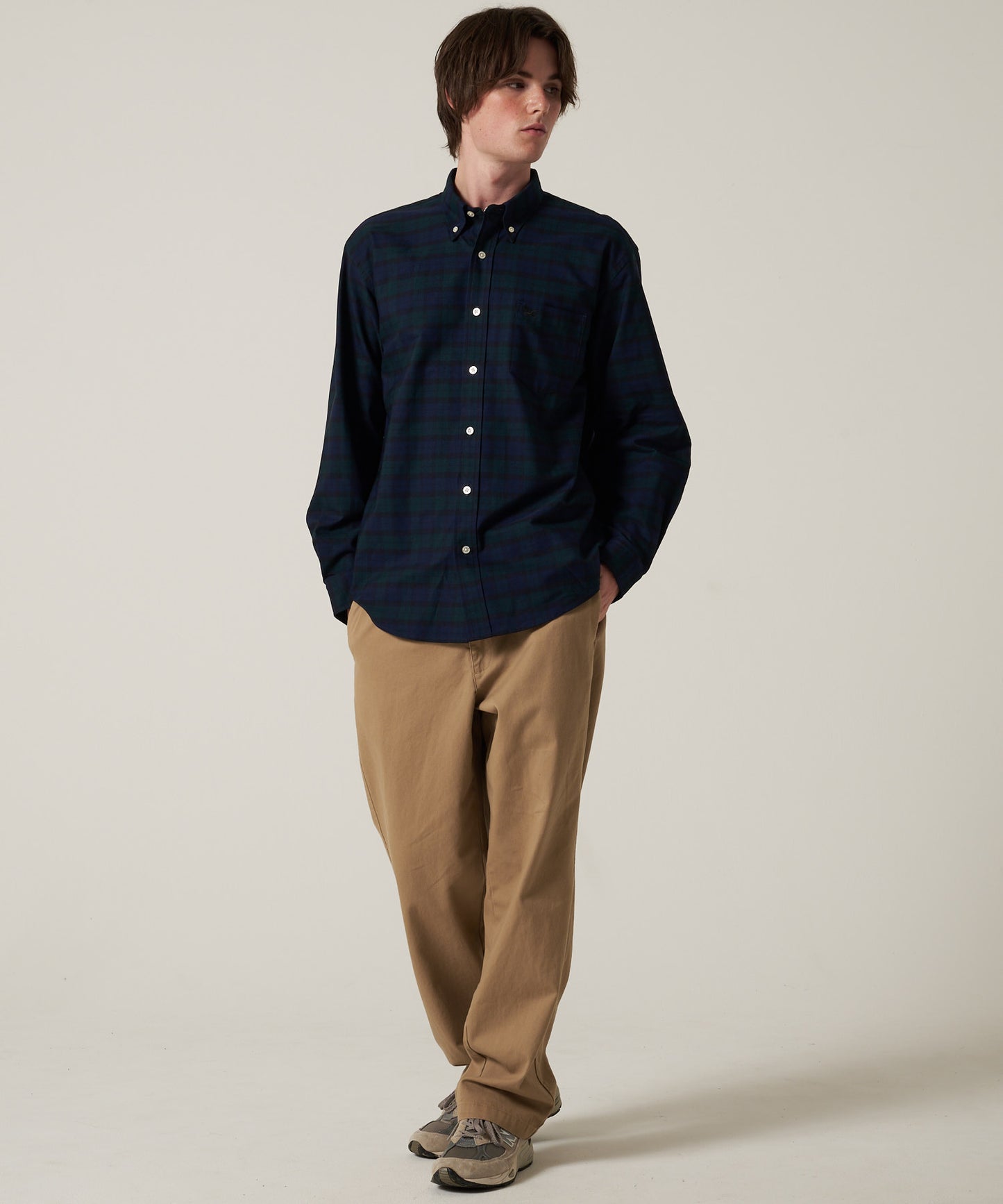 【予約】オックス ストライプ/チェック ボタンダウンシャツ/OX STRIPE/CHK BD SHIRT