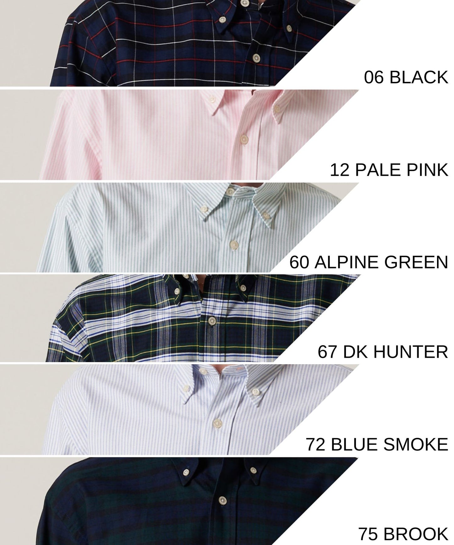 オックス ストライプ/チェック ボタンダウンシャツ/OX STRIPE/CHK BD SHIRT