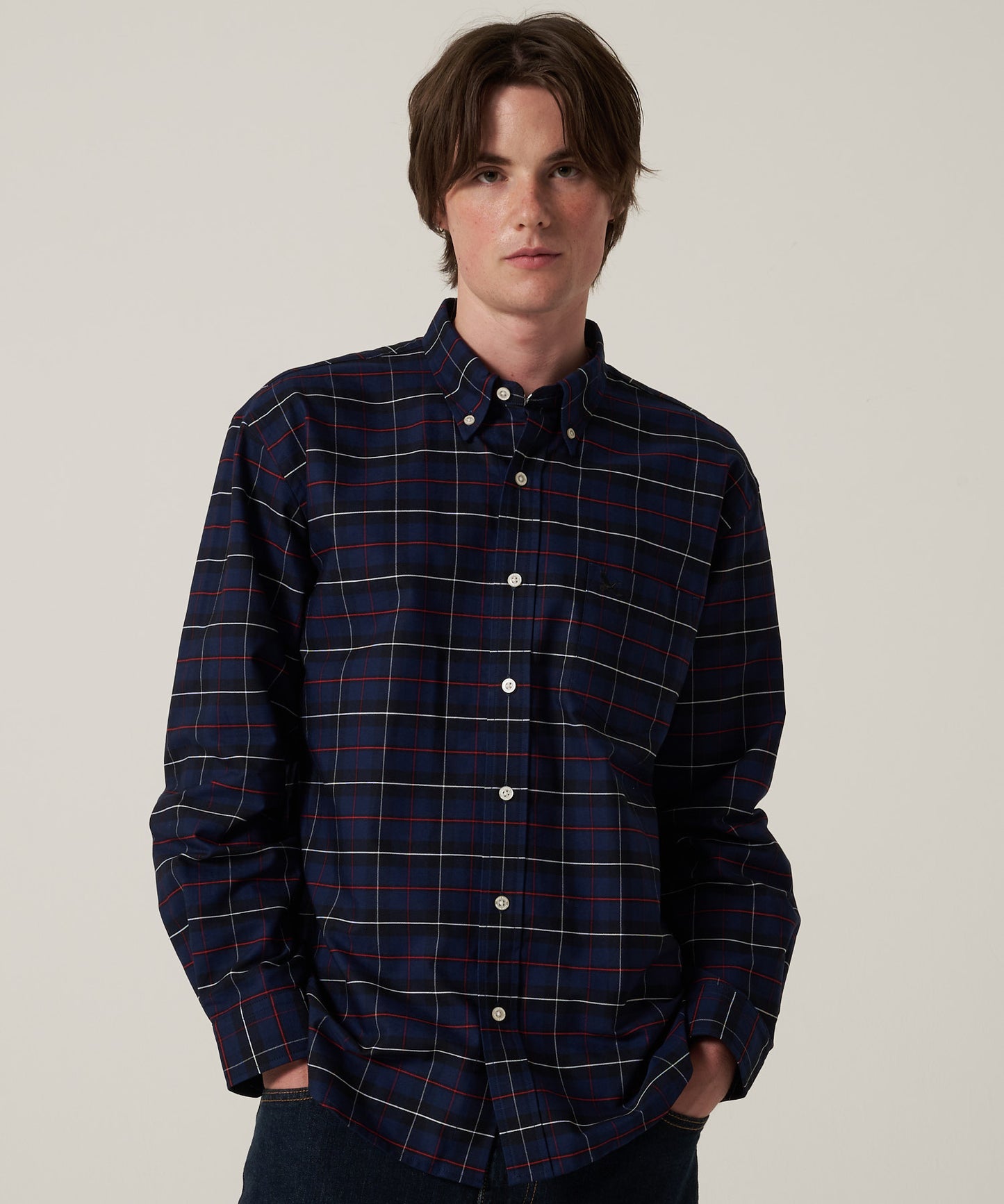 【予約】オックス ストライプ/チェック ボタンダウンシャツ/OX STRIPE/CHK BD SHIRT