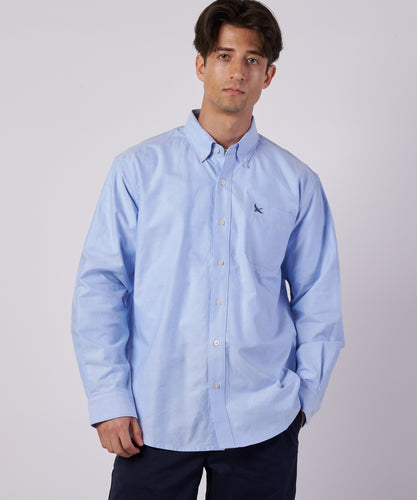 オックスフォード 刺繡 ボタンダウンシャツ/OXFORD EMB BD SHIRTS