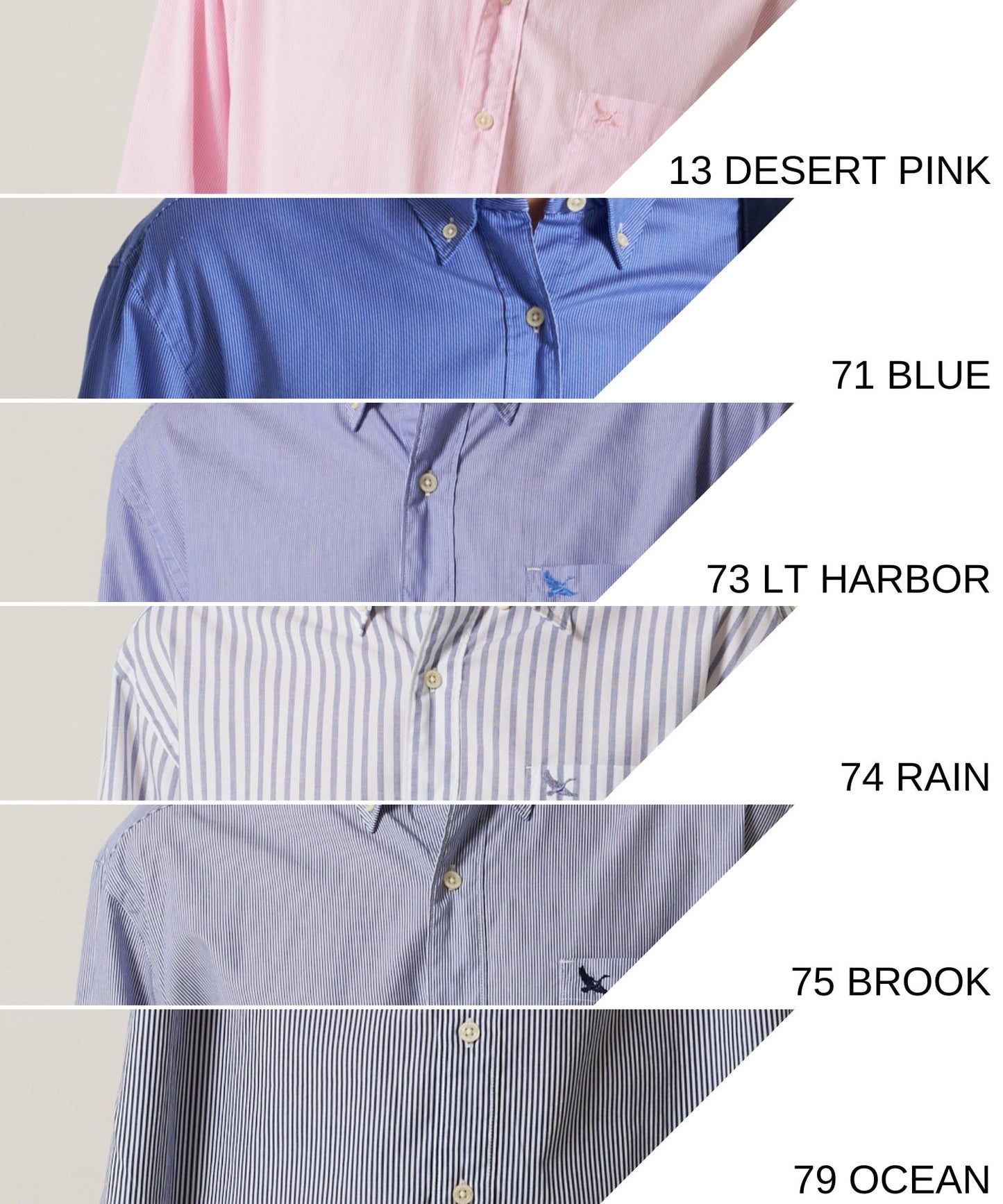 ブロード ストライプ 刺繡シャツ/BROAD STRIPE EMB SHIRTS