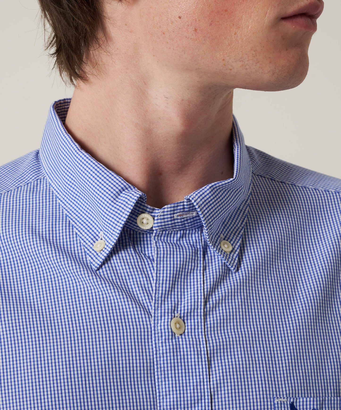 ブロード チェック 刺繡シャツ/BROAD CHECK EMB SHIRT