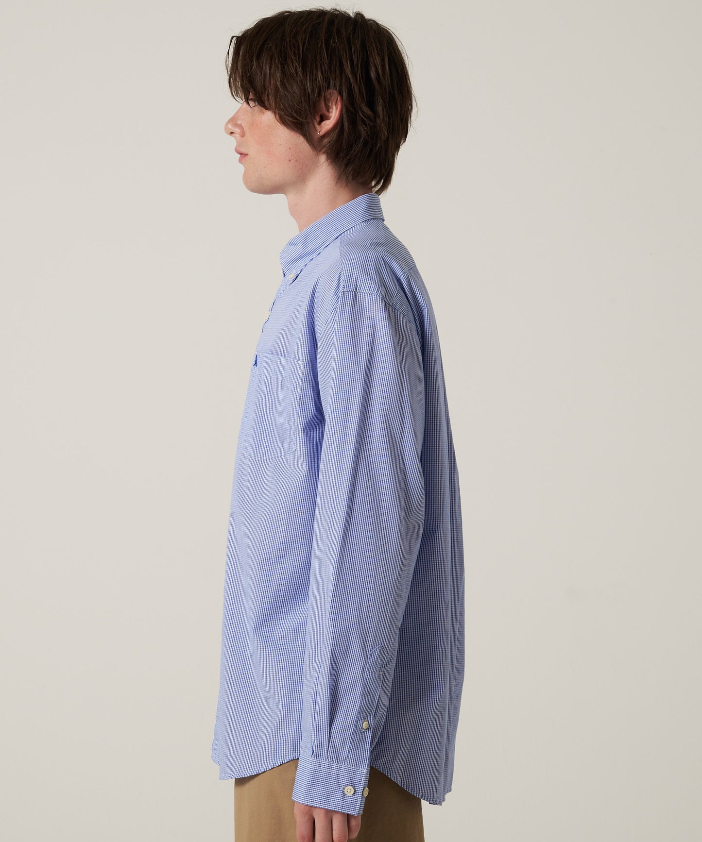 ブロード チェック 刺繡シャツ/BROAD CHECK EMB SHIRT