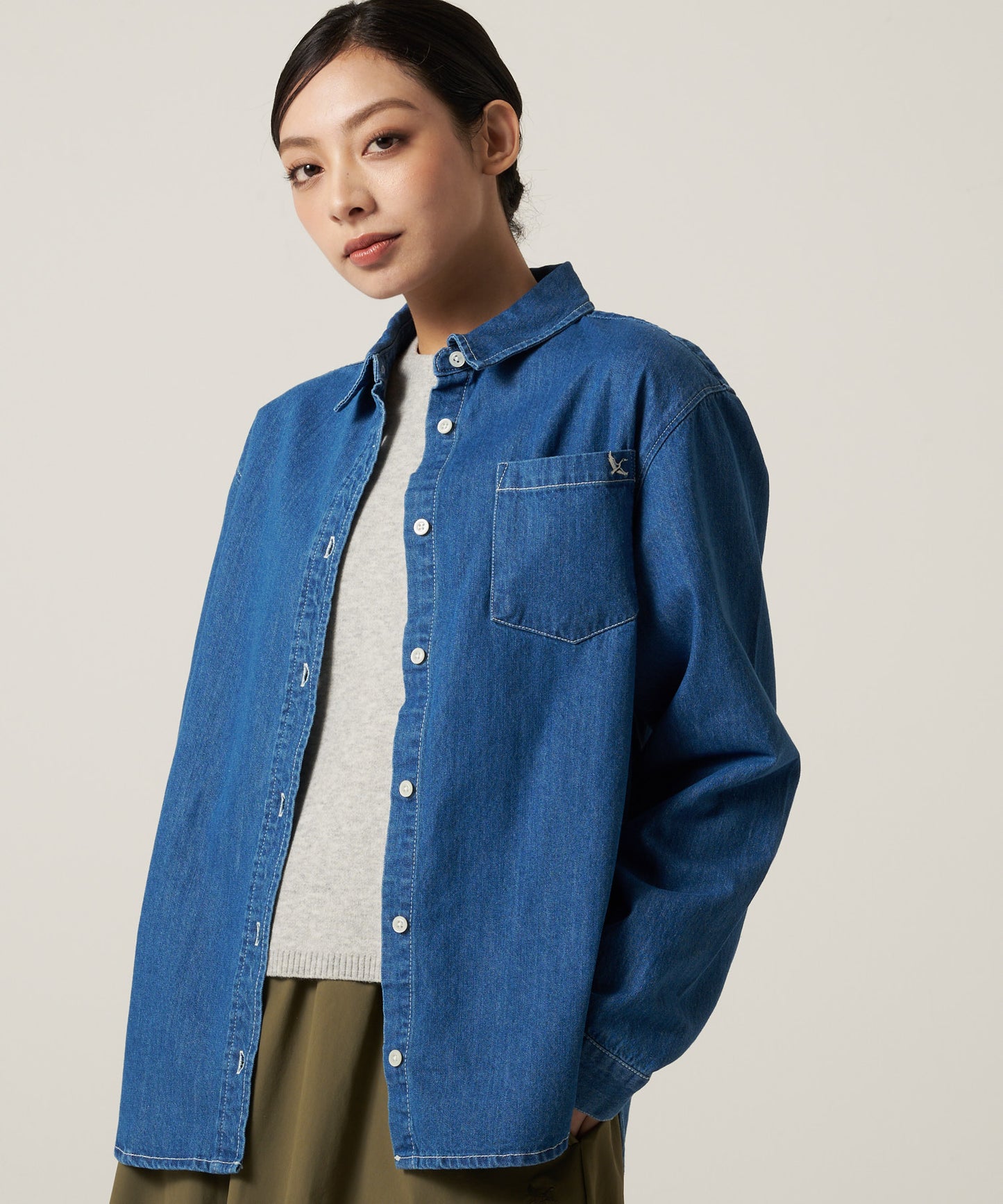 アドベンチャー 長袖デニムシャツ/LS ADVENTURER DENIM SHIRT