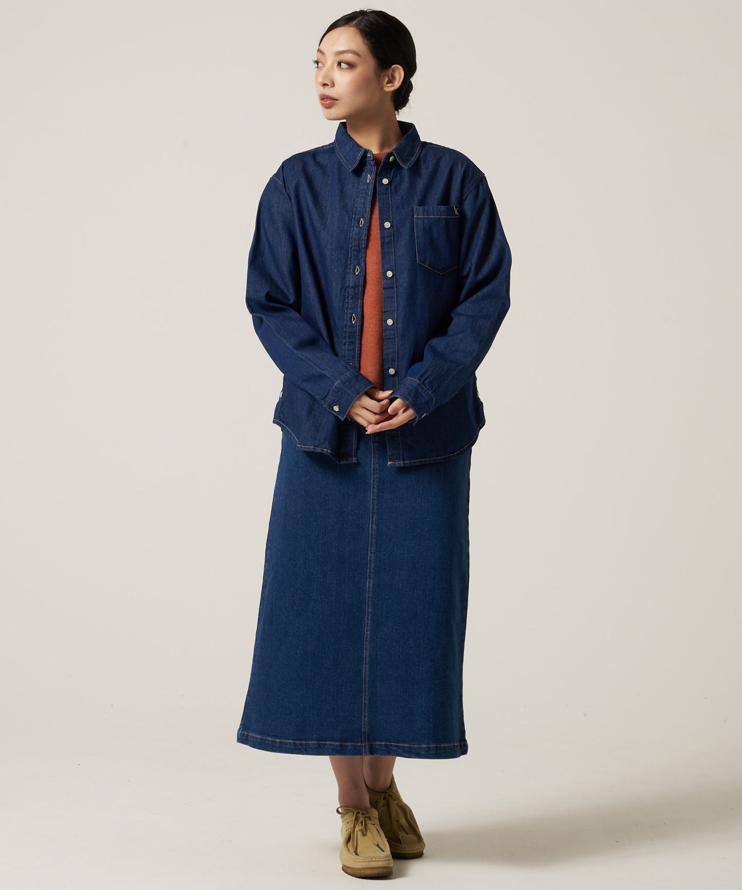 アドベンチャー 長袖デニムシャツ/LS ADVENTURER DENIM SHIRT