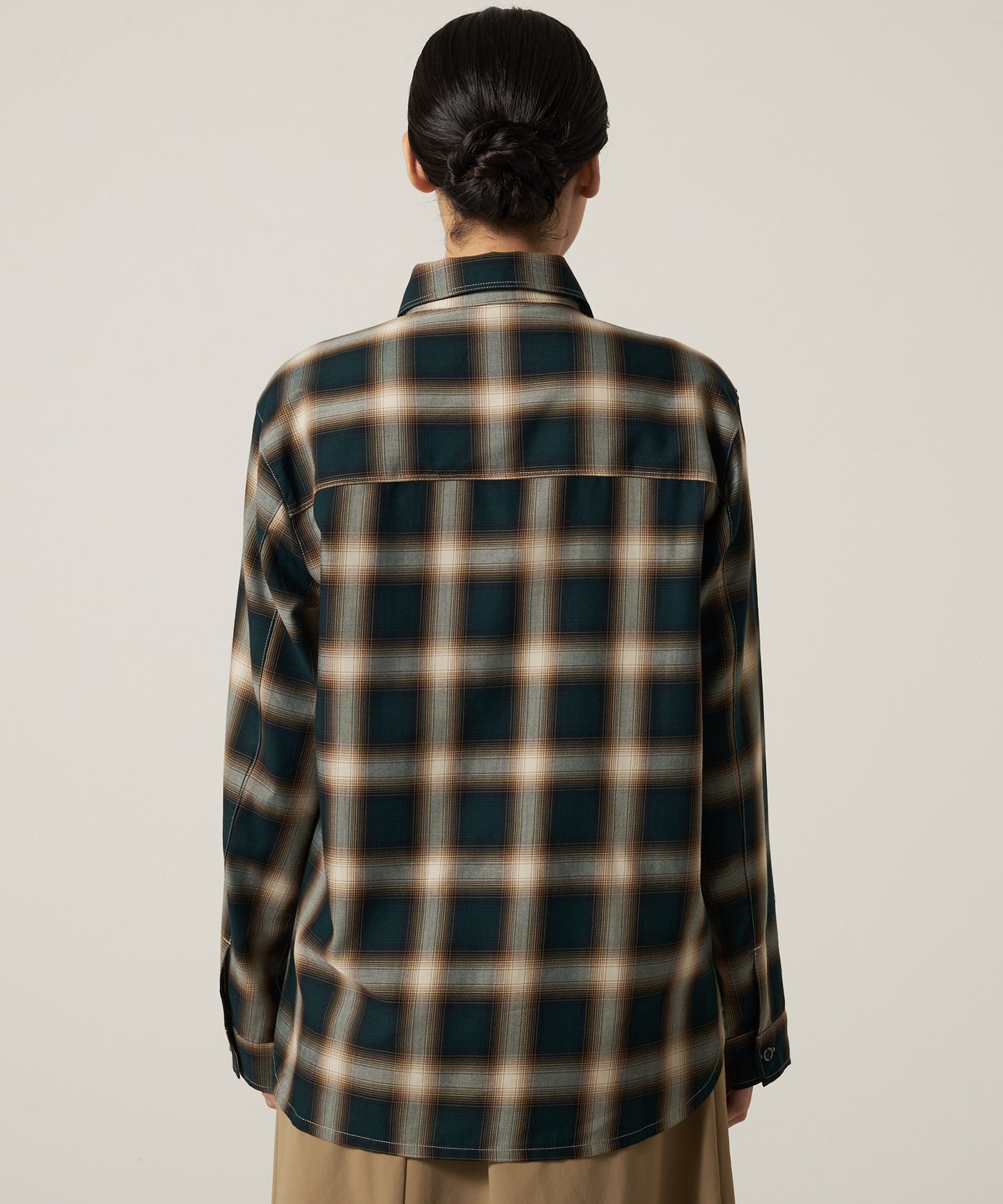プレイド ツイル 長袖シャツ/LS PLAID TWILL SHIRT