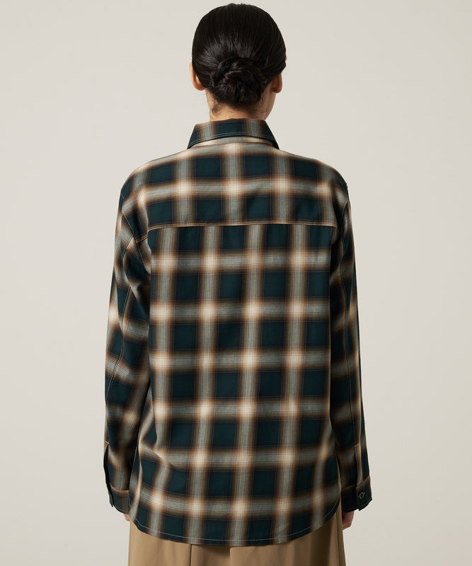 プレイド ツイル 長袖シャツ/LS PLAID TWILL SHIRT