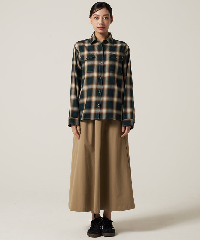 プレイド ツイル 長袖シャツ/LS PLAID TWILL SHIRT
