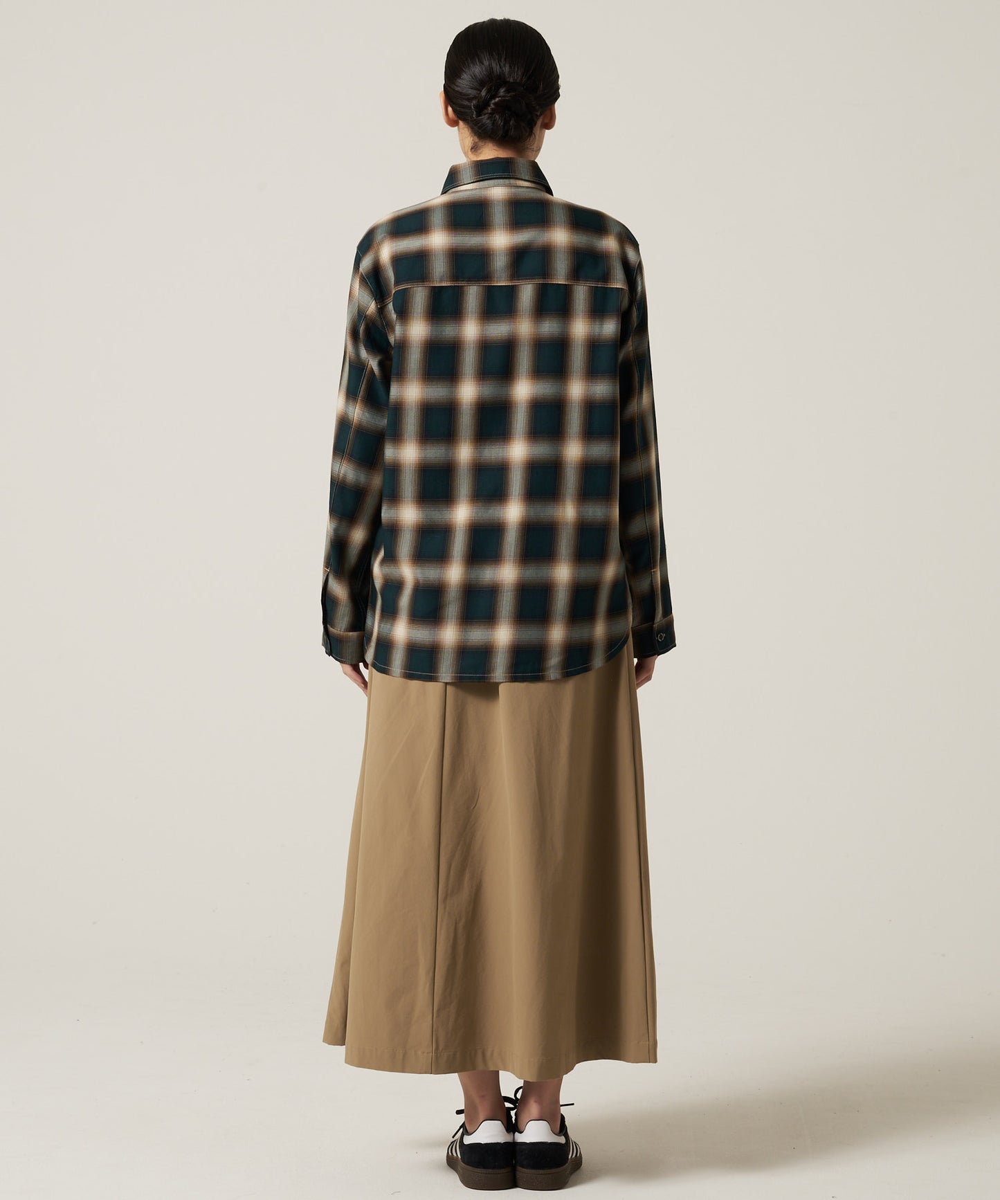 プレイド ツイル 長袖シャツ/LS PLAID TWILL SHIRT
