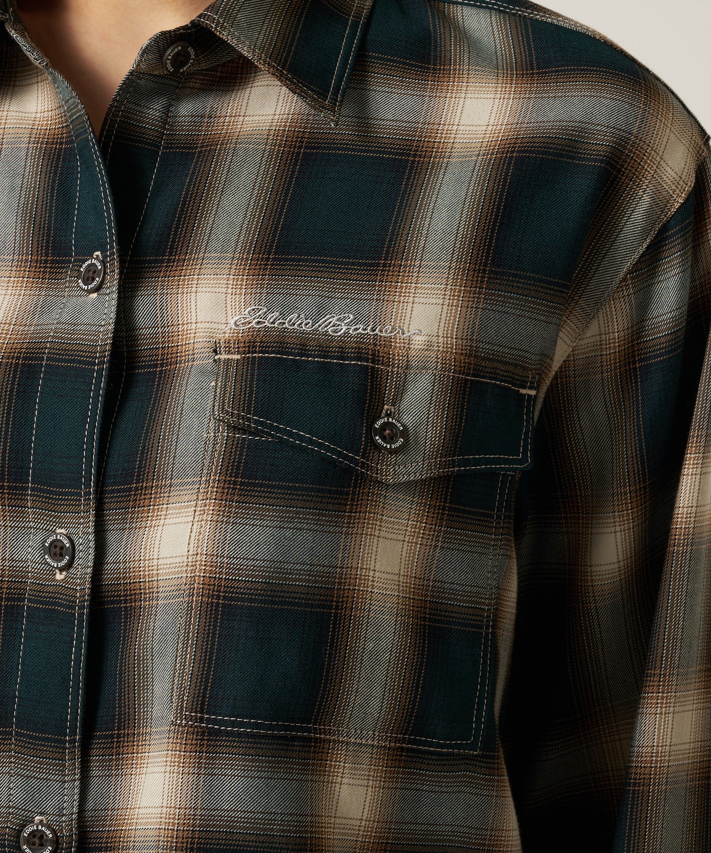 プレイド ツイル 長袖シャツ/LS PLAID TWILL SHIRT