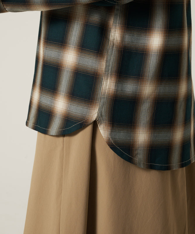 プレイド ツイル 長袖シャツ/LS PLAID TWILL SHIRT
