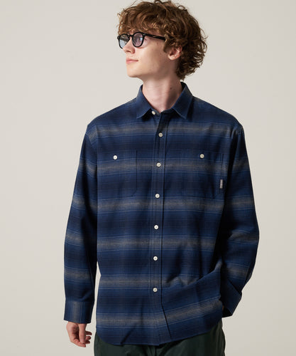 スノーキャット フランネルチェック 長袖シャツ/LS SNOWCAT FLANNEL CHECK SHIRT