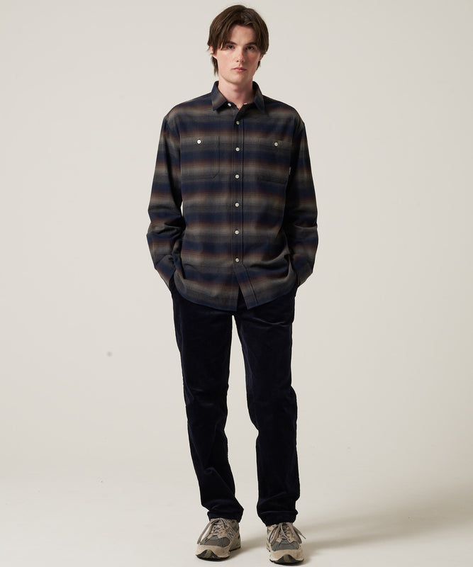 スノーキャット フランネルチェック 長袖シャツ/LS SNOWCAT FLANNEL CHECK SHIRT