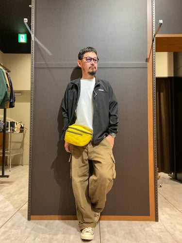 機能性とファッション性を兼ね備えたコーディネート。