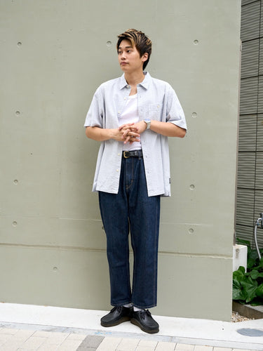 クリーンカジュアルな夏のデイリースタイル