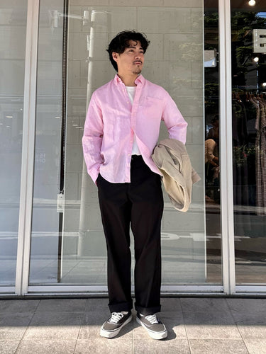 夏目前!涼しく過ごすならコットンリネンシャツ