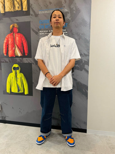 白をメインにしたコーディネート