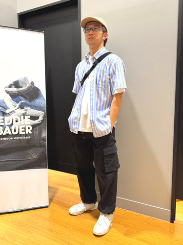 夏の都市アウトドアスタイル