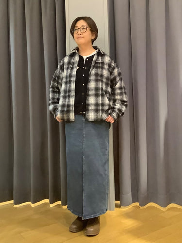 BALLARD FLANNEL LS SHIRTを使ったコーディネート⚪️⚫️