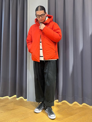 BASIC DOWN PARKAを使ったコーディネート🟠⚪️⚫️