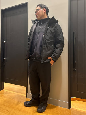 ダウンとフリースを使った冬支度〜黒ずくめの男〜 サムネイル