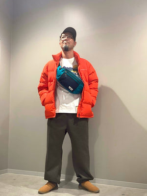 ベーシックダウンを着用した冬コーデ⛄️ サムネイル