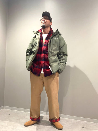 ベーシックダウンパーカーを使用したカジュアルコーデ⛄️