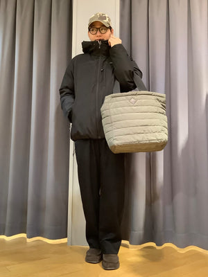 BASIC DOWN PARKAを使ったコーディネート⚫️🟢⚫️ サムネイル