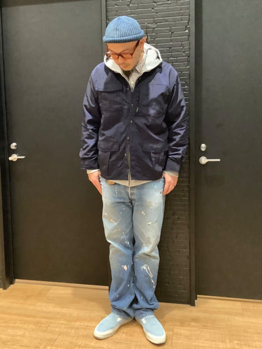 EBTEK-MULTIPOCKET-SHIRTを使ったコーディネート🔵⚪️🔵