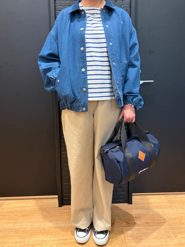 EASY-WEAR-OVERSIZED-BLOUSONを使ったコーディネート🔵