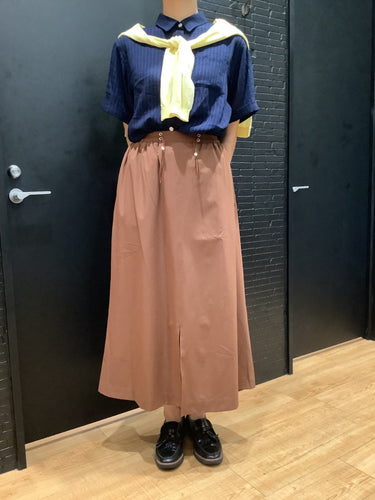 SOFT-SHEER-RELAX-SHIRTを使ったコーディネート🔵🟠🟡
