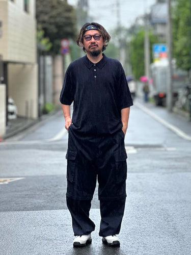 「men's FUDGE×Eddie Bauer ヨットモチーフバンダナ」を使ったコーディネート
