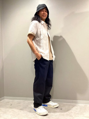 夏素材でシンプルコーディネート☀️
