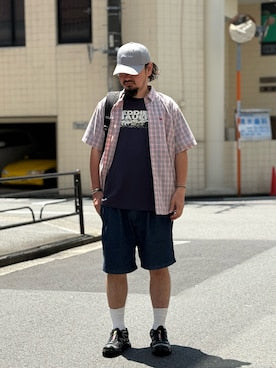 Eddie Bauerのキャップを使ったコーディネート