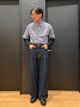 TC-CRINKLE-SS-SHIRTを使ったコーディネート🔵