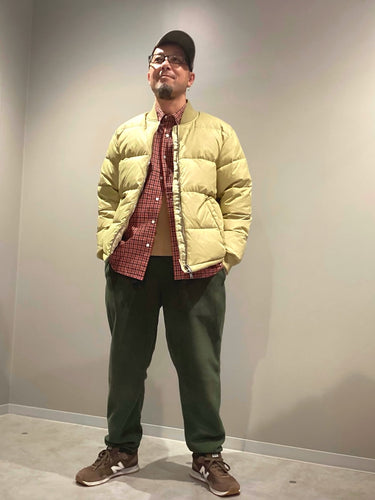 ベーシックダウンボンバーを使用したコーディネート⛄️