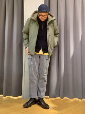 BASIC DOWN PARKAを使ったコーディネート🟢🔵🟡 サムネイル