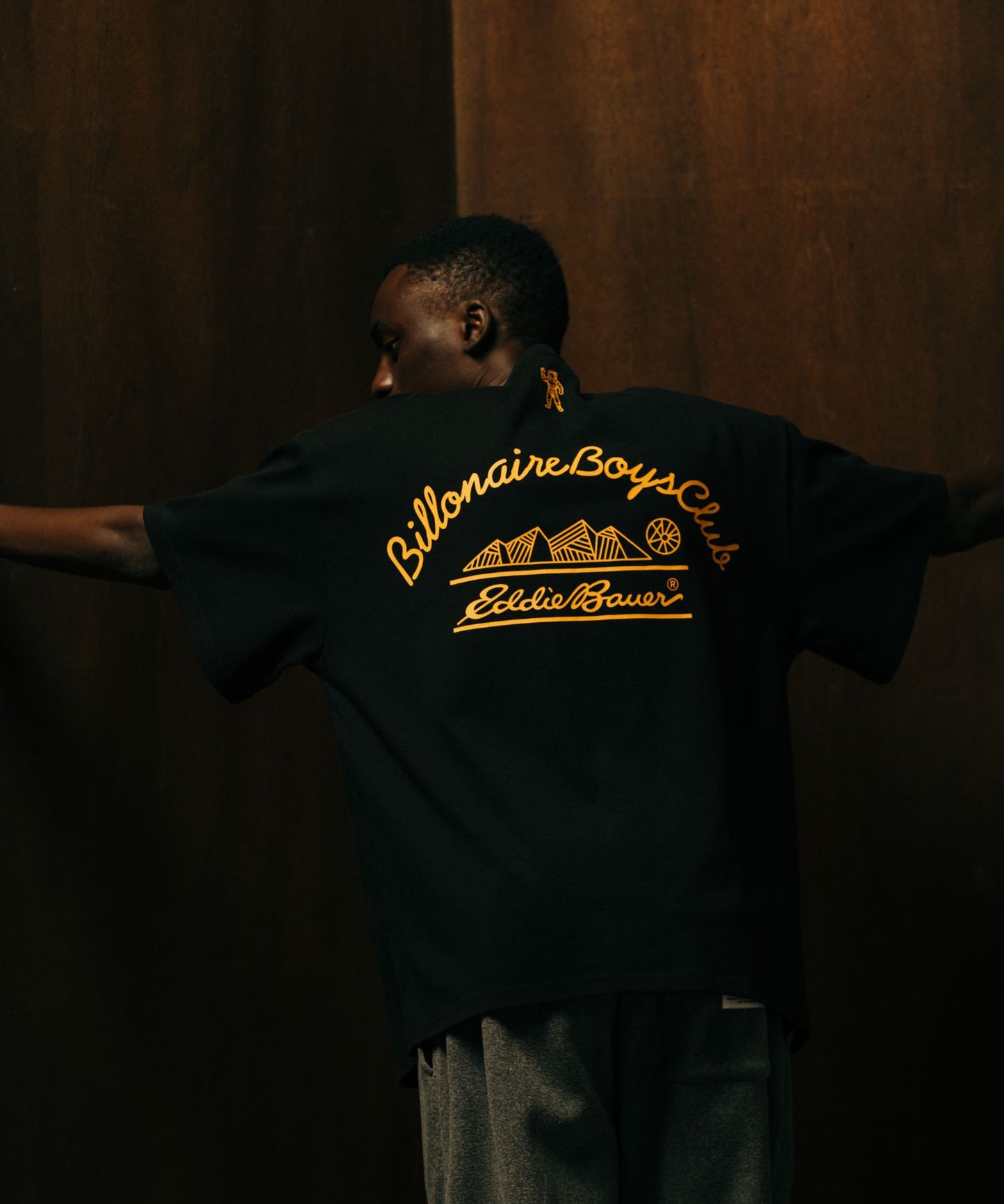 《12月6日(土) 12:00発売》BILLIONAIRE BOYS CLUB×Eddie Bauer コットン半袖Tシャツ #2/COTTON T-SHIRT #2