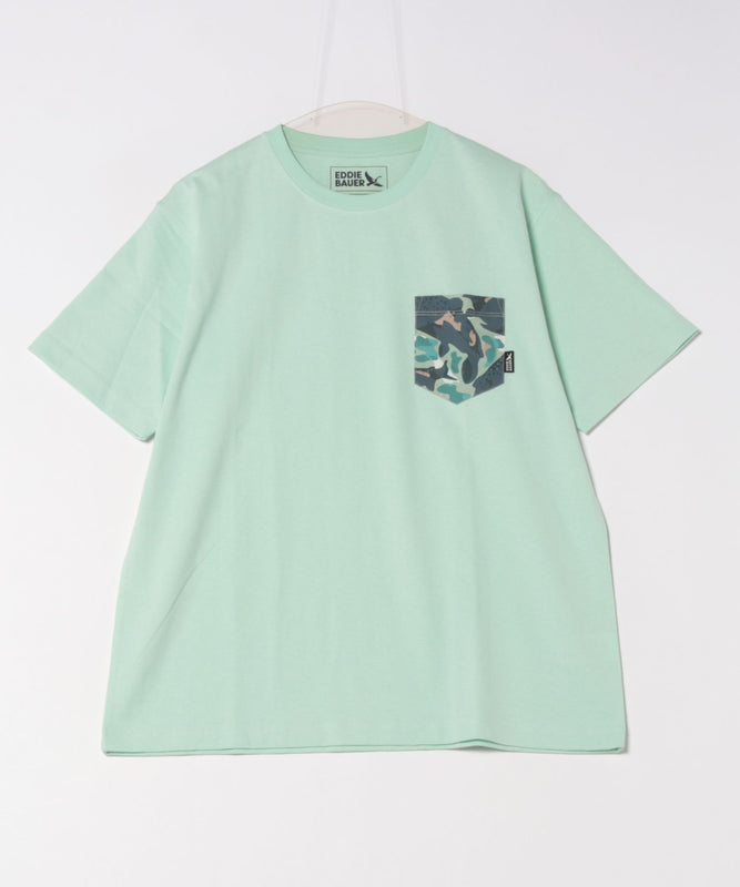 柄ポケット 半袖Tシャツ/PATTERN PKT SS TEE