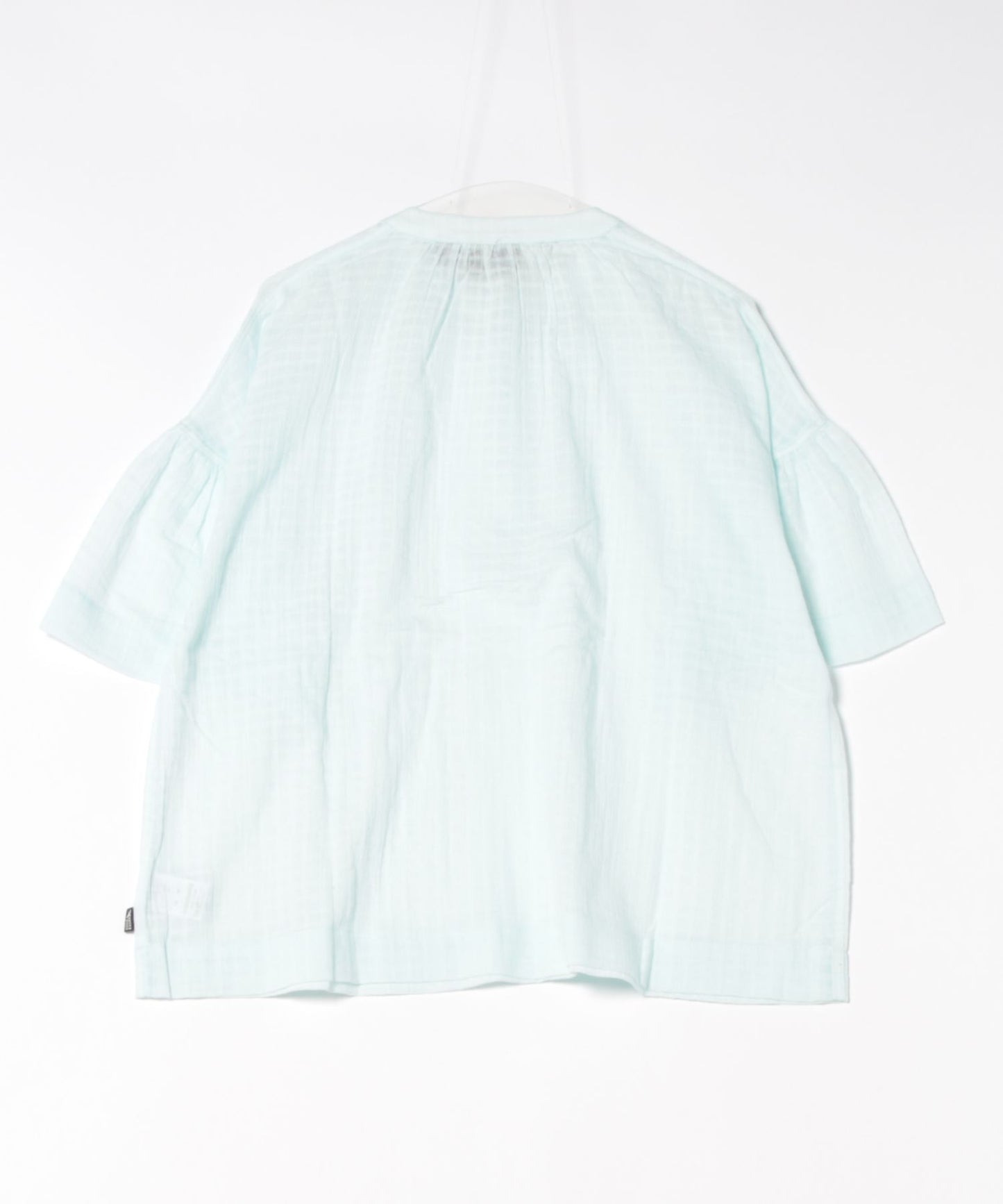 プレイド シアーブラウス/PLAID SHEER BLOUSE