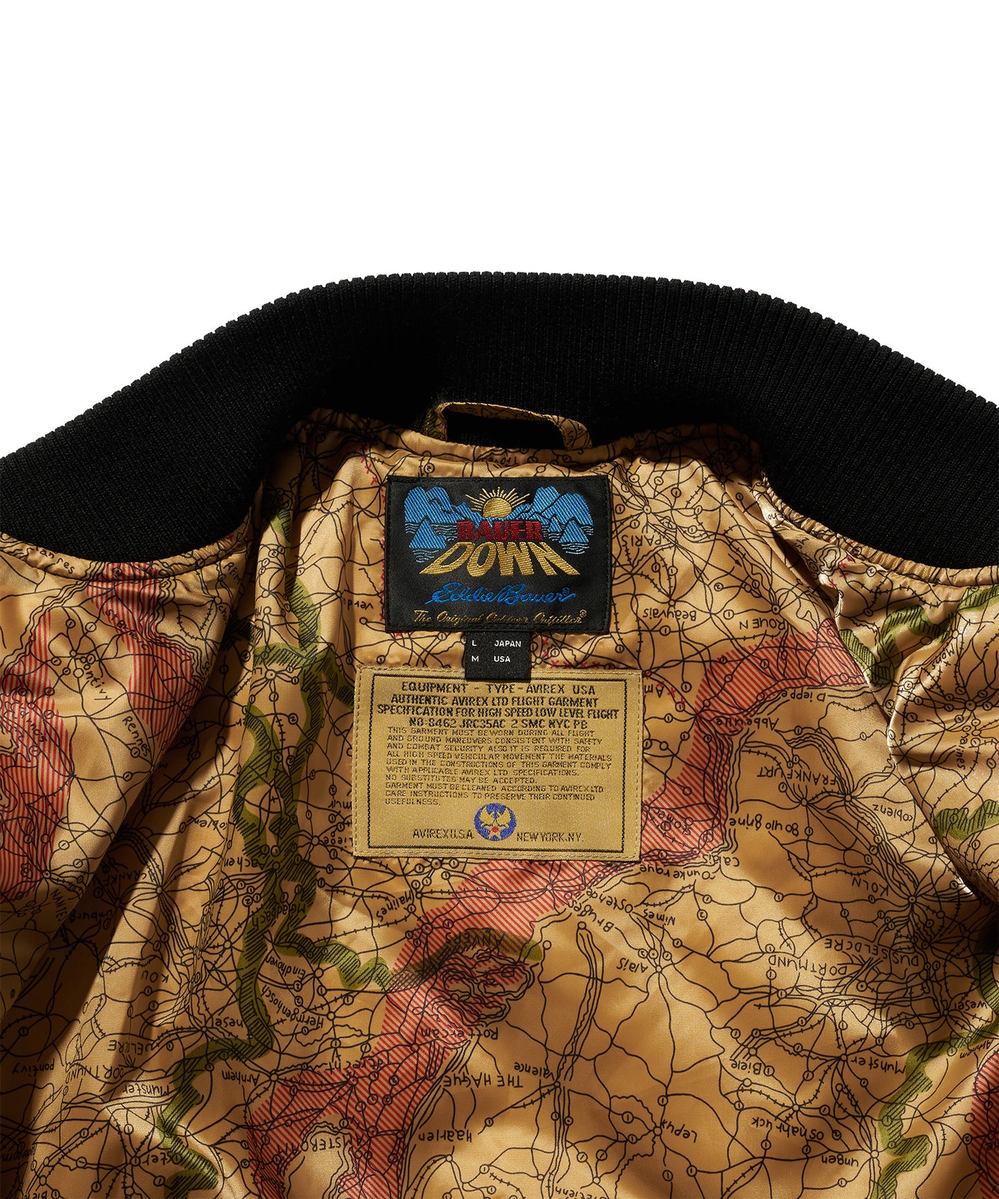 《12/13(土) 10:00発売》AVIREX×Eddie Bauer スカイライナー ダウンジャケット/SKYLINER