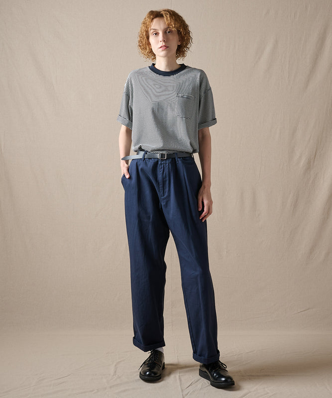 ナロー ボーダー 半袖ポケットTシャツ/NARROW BORDER SS PKT TEE