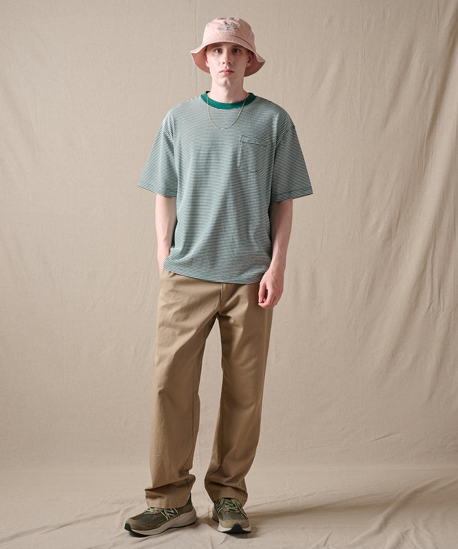 ナロー ボーダー 半袖ポケットTシャツ/NARROW BORDER SS PKT TEE