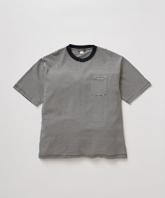ナロー ボーダー 半袖ポケットTシャツ/NARROW BORDER SS PKT TEE
