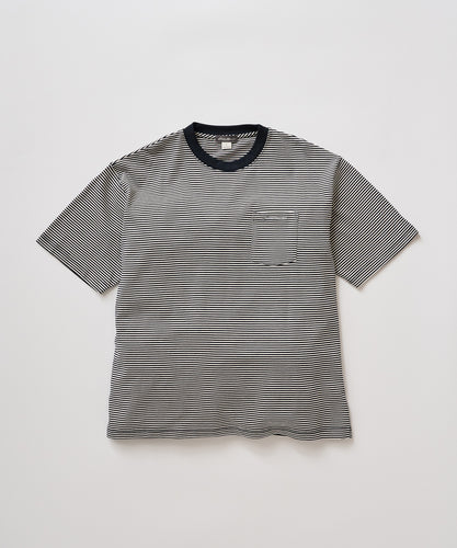 ナロー ボーダー 半袖ポケットTシャツ/NARROW BORDER SS PKT TEE