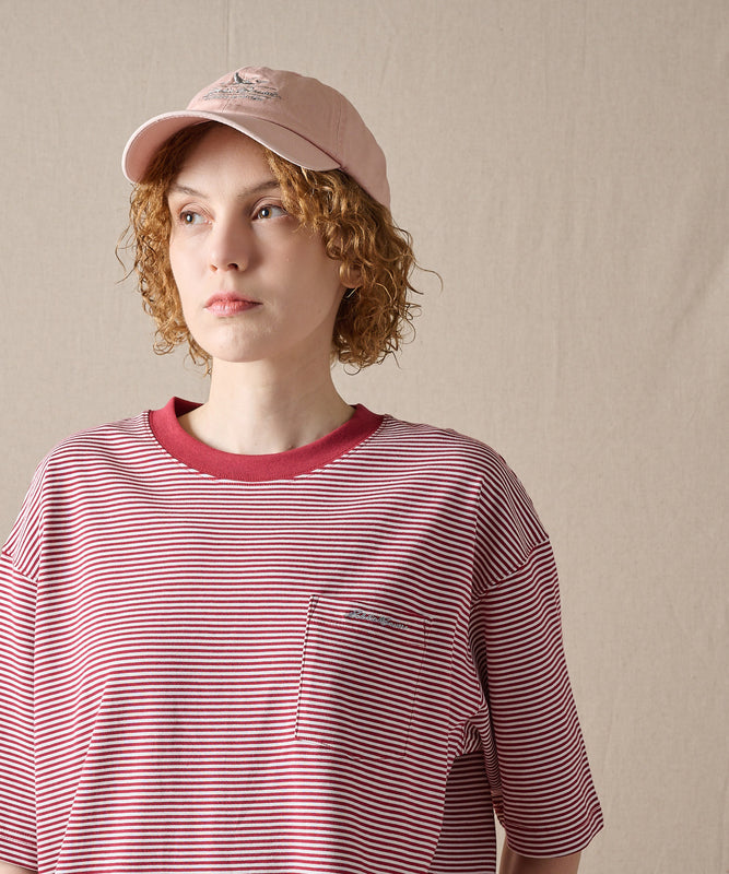ナロー ボーダー 半袖ポケットTシャツ/NARROW BORDER SS PKT TEE