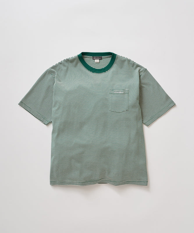 ナロー ボーダー 半袖ポケットTシャツ/NARROW BORDER SS PKT TEE