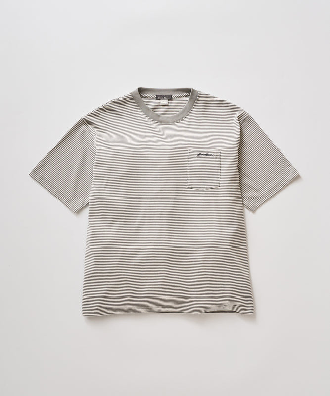 ナロー ボーダー 半袖ポケットTシャツ/NARROW BORDER SS PKT TEE